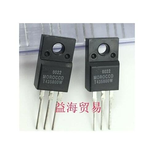 10pcs/lot T435800W T435-800W Bidirectional thyristor TO-220F 4A/800V New original