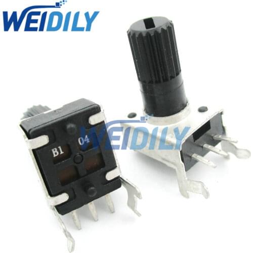 5PCS/LOT RV09 WH09 B100K B104 Potentiometer Adjustable Resistance 12.5mm Shaft 3 Pins 0932 Horizontal adjustable trim pot