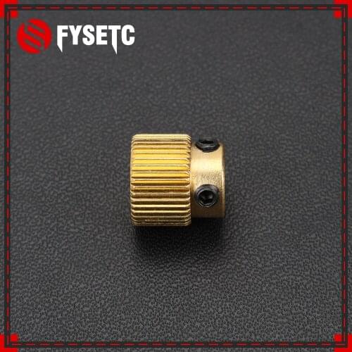 2pcs 40 Tooth MK7 / MK8 Stainless Steel Planetary Gear Wheel Extruder Feed Extrusion Wheel For Ender-3 3D Printer Parts