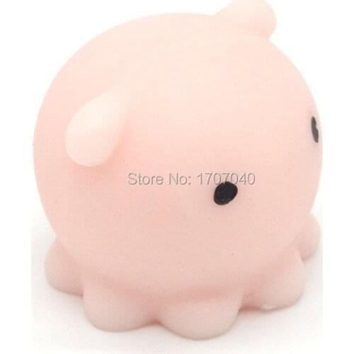 30PCS/Lot Original Box Japan Cute Octopus Mochi Cartoon Squeeze Stretchy Kawaii Decompress Squishy Kid Toy
