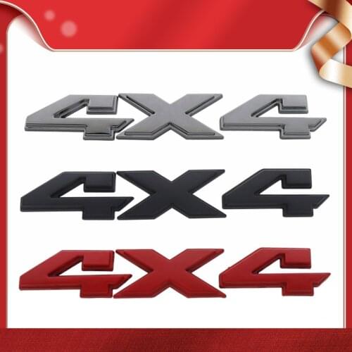 3D 4X4 4 x 4 for Ram 1500 2500 3500 4X4 Grand Cherokee Wrangler car Hood Fender trunk Rear Bonnet Nameplate Emblem Badge Sticker