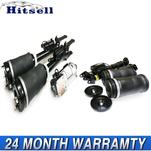 7pcs/ Set Air Suspension Shock Absorber and air spring bag for Mercedes W164 X164 / GL-Class air compressor pump 1643206013