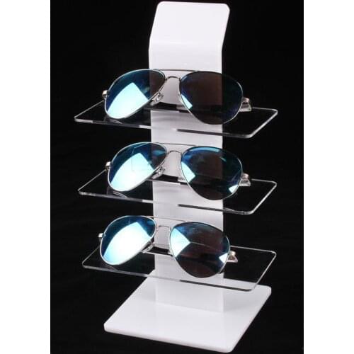 Acrylic Sunglasse Stand Glasses Holder Eyeglasses Display Case Counter Glass Organizer Shelf Jewellery Holders