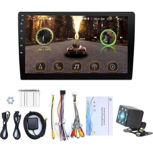 10.1 Inch Car Radio Android 8.1 16G Memory MP5 Player HD Touch Screen Bluetooth GPS Navigation WIFI Multi-functional Radio