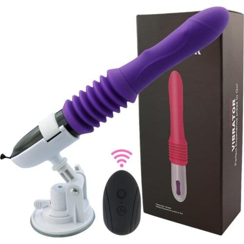 Dildo Vibrator Automatic G-spot Vibrator with Sucker Sex Toy Women Hands-free Sex Fun Anal Orgasm