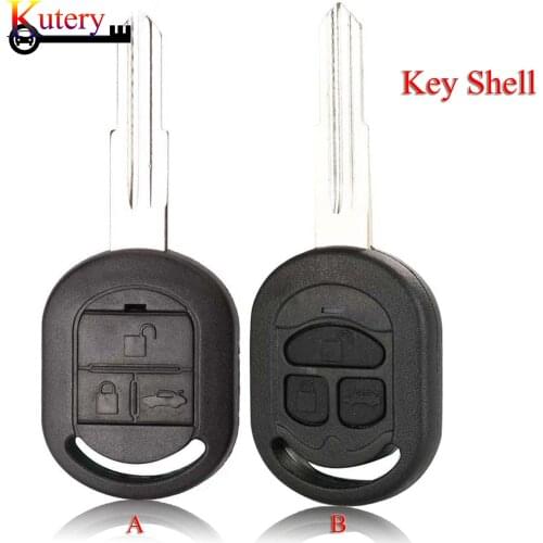 Kutery Car Key Shell For Buick Excelle HRV For Chevrolet lachetti 3Buttons With Uncut Blade Blank Remote Key Fob Case Cover