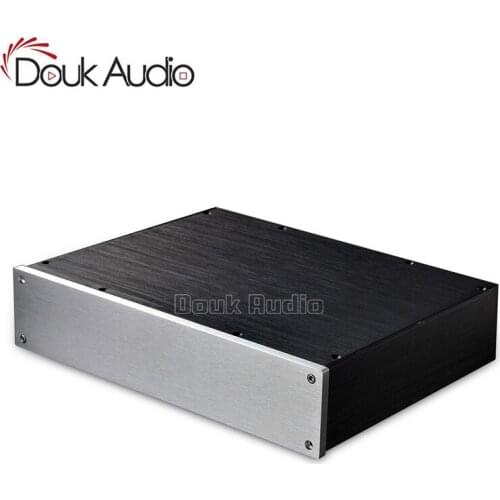 Douk Audio Preamplifier/DAC Chassis Aluminum Enclosure DIY Case House W320*H70*D248mm