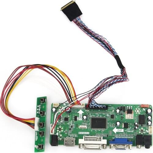 M.NT68676 LCD/LED Controller Driver Board ForB101EW05 V.3 PQ101WX01 (HDMI+VGA+DVI+Audio) LVDS Monitor Reuse Laptop 1280*800