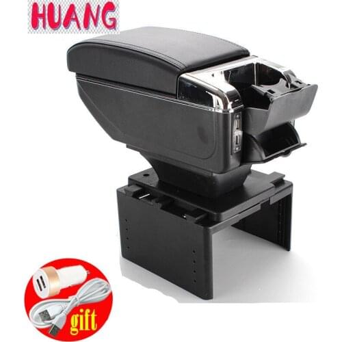 For Fiat Punto Palio Brava Bravo 500 Linea Marea armrest central Store content box products interior Storage accessories