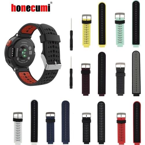 Honecumi Wristband for Garmin 735XT Silicone Wrist Band Watch Strap for Garmin Forerunner 220 230 235 630 620 735XT Smart Watch