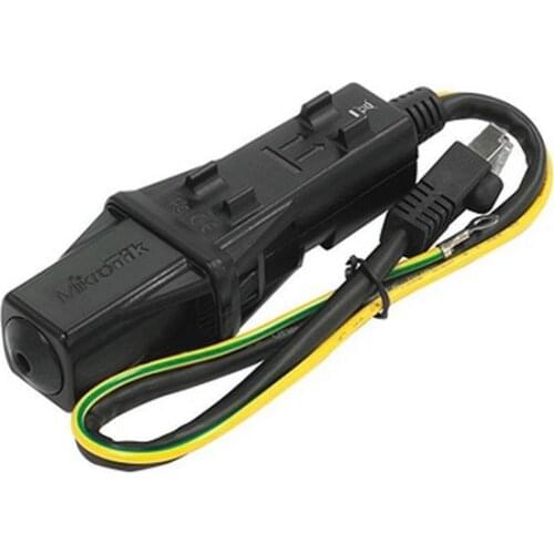 Surge Protector for Ethernet Cable Mikrotik RBGESP Black