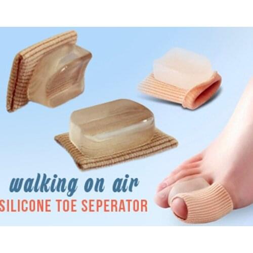 2/10Pcs Fabric Toe Finger Straightener Big Toe Hallux Valgus Corrector Bandage Toe Separator Splint Stretchers Foot Care Tools