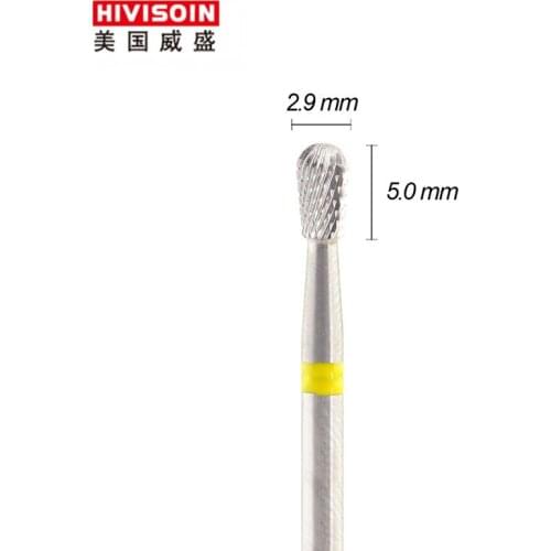 Cross cut super fine (0114.029)- ISO110 -Tungsten Carbide Burs - HIVISOIN Carbide Nail Drill Bit&Dental Burs