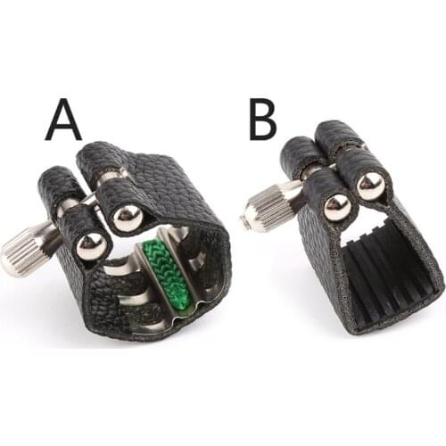 Alto Saxophone Leather Mouthpiece Fastener Sax Musical Instrument Accessories
