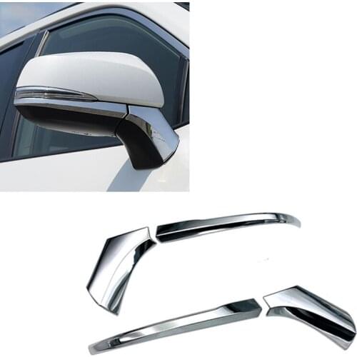 AU05 -for Toyota Sienna 2021 2022 Rearview Side Mirror Cover Trim Sticker ABS Chromium Trim Car Accessories
