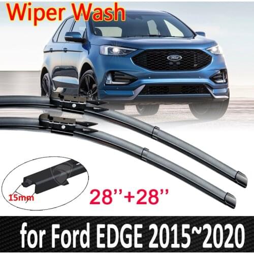 Car Wiper Blades for Ford EDGE 2015~2020 2016 2017 2018 MK2 Enduro Front Windshield Windscreen Wipers Car Accessories Stickers