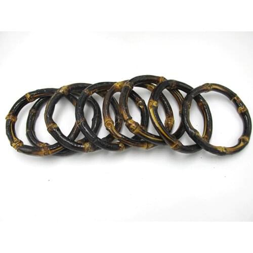 Free shipping! Dark Brown Natural Wooden Bamboo Bangle