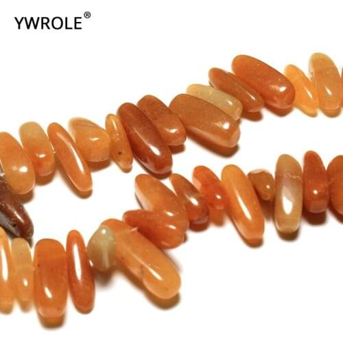 12-18 mm Irregular Stick Shape Natural Red Aventurine Stone Beads For DIY Jewelry Making Necklace Bracelet Material Strand 15