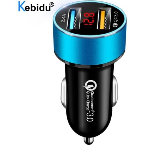 Fast Charging QC3.0 2.4A USB Car Charger Cigarette Socket Lighter For Samsung S20 S9 S8 Xiaomi Huawei P30 Pro QC 3.0 Car Charger