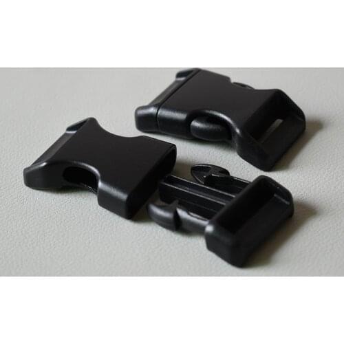 10 Pcs/Lot Quick-release Buckle For Diy Dog Collars 25mm Webbing Sewing Black Leathercraft Handmade Accessories