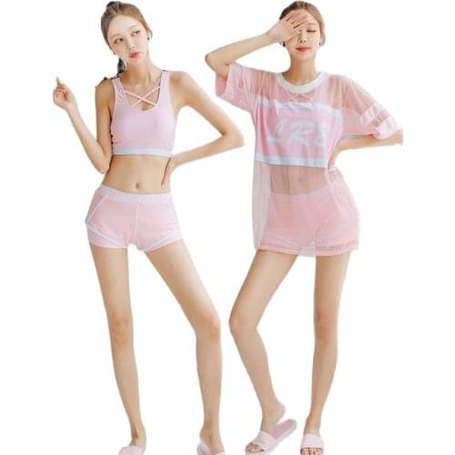 Swimwear One-piece Swimming Suit Womens Fairy Style Belly Covering Slimming Large Size Fat Mm Sexy Kore Bubble Hot Spring