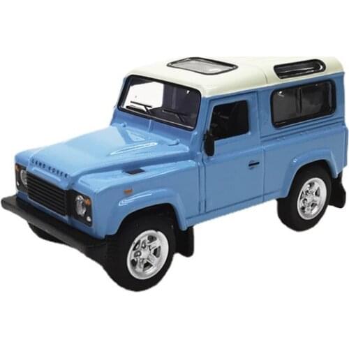 Diecast Alloy 1:64 Scale SUV Vehicle Defender 90 Car Model Metal Die-Cast & Toy for Collectible Gift Souvenir Collection Display