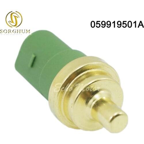 New Green Auto Car Engine Coolant Temperature Sensor Water Temp Switch 059919501A TS477 For VW Passat Golf Audi