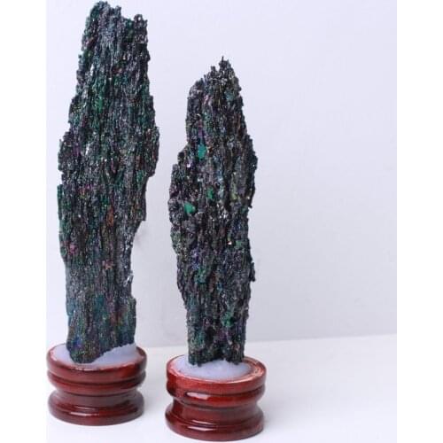Stunning beautiful Colorful color Rough Carborundum Silicon Carbide Mineral Specimen Reiki healing