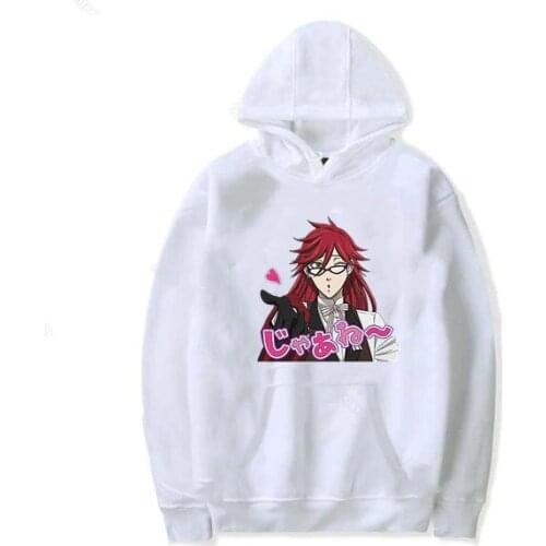 Women Under Taker Hoodie Graphic Black Butler Hooded for Pullovers Japanese Anime Cool Hoody kawaii Oversized Sweatshirts