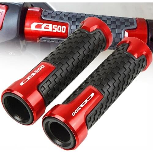 Universal Motorcycle 7/8"22mm Handlebar Grip Handle Bar Motorbike Hand Grips For Honda CB500 CB 500 1994 1995 1996 Accessories