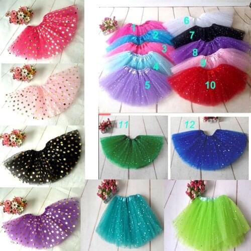 Baby Girls Dot Tutu Skirt Princess Party Glitter Skirt Kids Infant Birthday Tutu Baby Girls Clothes 0-8T