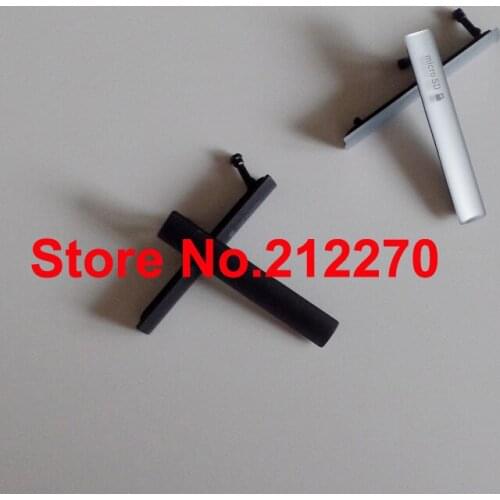 YUYOND Free DHL EMS Original New SIM Card + Micro SD & USB Charging Slot Port Dust Plug Cover For Sony Xperia Z3 Compact Z3 mini