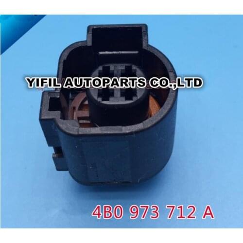 1/2/4/10/20/50pcs/lot 4 Pin/Way Automotive Sensor Plug Connector For VW Audi 4B0 973 712A 4B0973712A