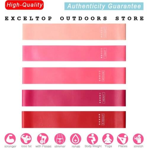New 5pcs/set Yoga Resistance Band Exercise Loop Bands Home Gym Portable Fitness Equipment Premium Natural Latex ON SELL