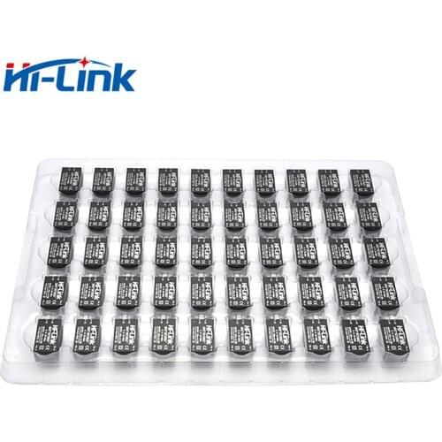 Free Shipping 50pcs/ lot HLK-PM12 3W AC-DC 220V to 12V Buck Step Down Power Supply Module Smart Home