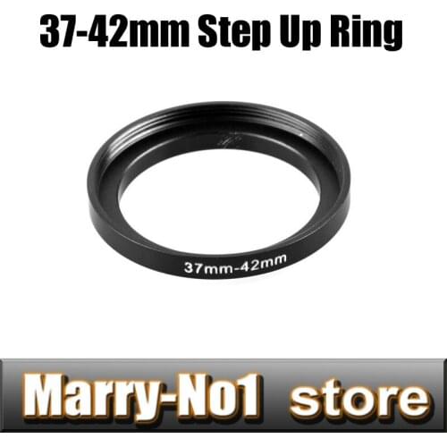 Free shipping Black Step Up Filter Ring 37mm to 42mm 37mm-42mm 37-42mm for DSLR Lens Filter Stepping Adapter
