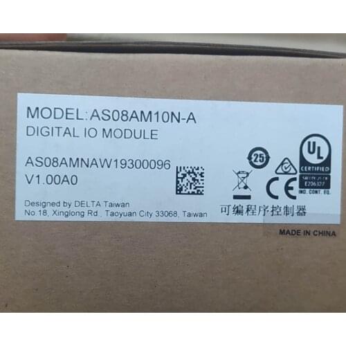 Freeshipping Delta AS PLC extension module AS08AM10N-A 8-point digital input I/O module
