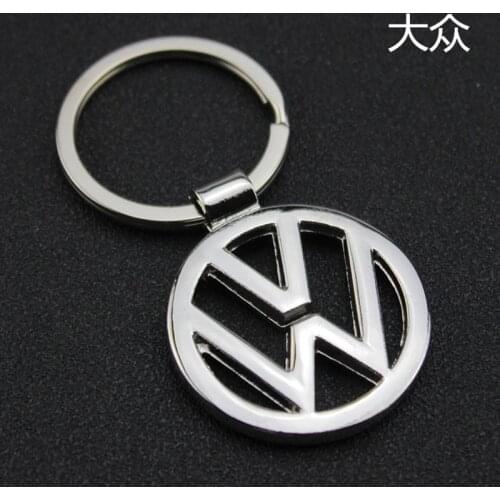 High Quality Metal Car Logo Keychain Key Chain Keyring Key Ring Chaveiro Llavero For Volkswage Auto Pendant Key Holder Best Gift