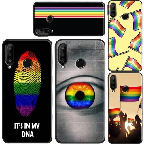 Gay Pride Flag LGBT TPU Case For Huawei P20 P10 P30 Lite P40 Pro P Smart Z 2019 Mate 10 20 Lite 30 Pro