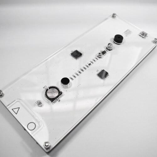 Large Rainbow Color Digital Tube DS3231 Clock DIY Kit With Customizable Colors