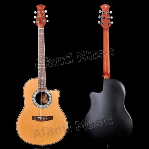 HOT! Afanti Music Super Roundback/ Carbon Fiber Back & Side Acoustic guitar (ANT-152)