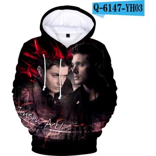Trendy 3D Printed Supernatural Hoodies Men/Women/Kids Sweatshirts Cool High Quality boys girls Clothes Autumn winter Sportswear