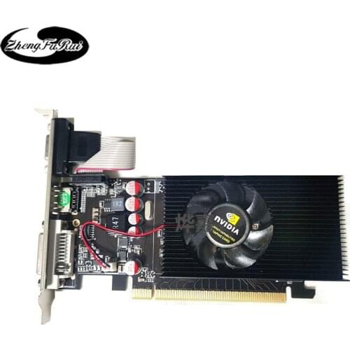New GT210 1G dual-screen high-definition small chassis independent graphics card PCI-E bright machine graphics card