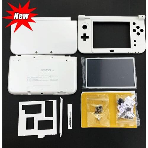 2020 Newest Full Set Housing Shell Case with Buttons Screws Replacement Console Case Faceplate Cover Plate For NEW 3DS LL/XL