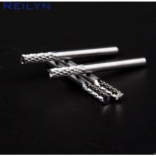 New Milling Cutter 4 Pieces 3.175 Size Thread Milling Cutter Tungsten Cobalt Alloy Engraving Drill Cutting Tool Wholesale