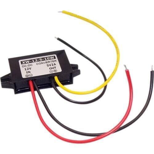 New DC Step Down Adapter 12V(6.5-22V) To 5V 2A 10W Power Supply Converter Voltage Regulator Module short-circuit protection