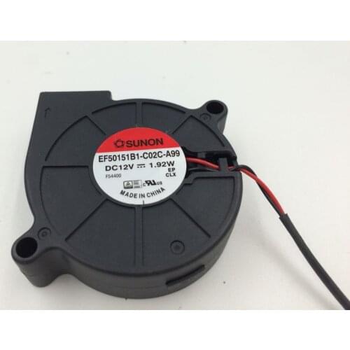Original fan for Sunon EF50151B1-C02C-A99 5015 12V 1.92W 50*50*15mm Ultra Quiet Humidifier Turbo Fan