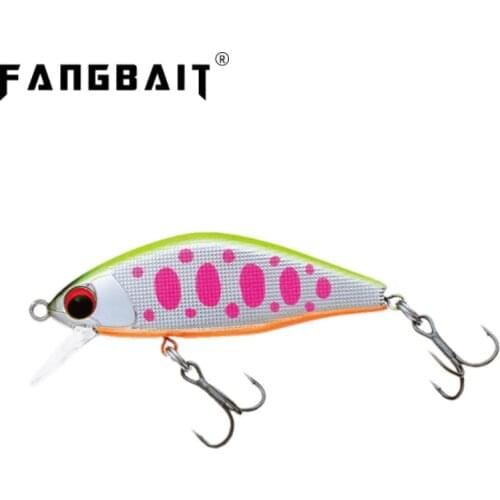 Fangbait fishing lure 2021 Minnow 45mm 4g Wobbler Japan Mini Sinking Wobblers Lures Hard Artificial issen 45s max minnow lure