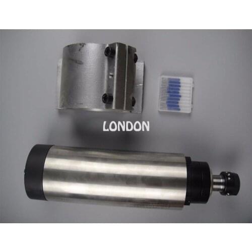 CNC spindle kit ER20 2.2KW air cooling spindle + 1 matched spindle support+CNC engraving bits