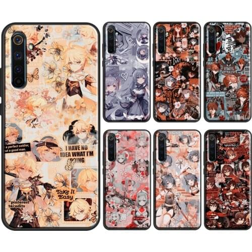 Genshin Impact Anime For OPPO Realme 7 6 Pro X2 X7 C11 C3 GT Phone Cover For OnePlus 9 Pro 8 Pro 8T Nord Case